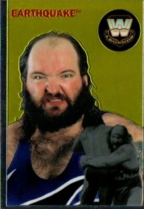 Tarjeta de lucha libre Topps Heritage II 2007 cromada WWE Legends #80 Earthquake Tenta - Imagen 1 de 2