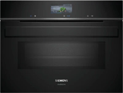 Siemens CM776GKB1 Kompaktbackofen mit integrierter Mikrowelle iQ700 ecoClean - Bild 1 von 4