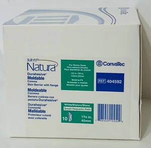 10 Convatec 404592 SUR-FIT CONVEX Natura Durahesive Barrier 1-3/4” 1BX/10EA - Picture 1 of 5