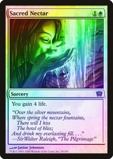 Sacred Nectar FOIL 9th Edition NM White Common MAGIC GATHERING CARD ABUGames