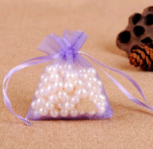 100/200 piezas Organza Boda Fiesta Favor Decoración Regalo Caramelo Bolsas Transparentes 4x6/3x4 Foto 1 de 4