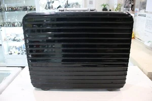 Rimowa Topas Attache Case Briefcase Business Bag Black **FULL RECEIPT & DOCUMENT - Picture 1 of 16