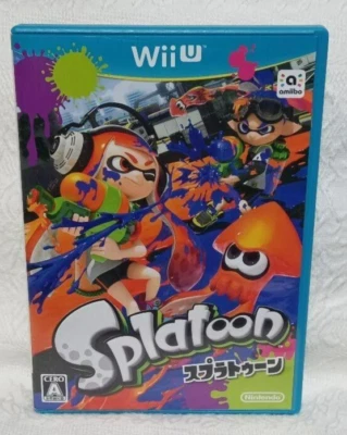 Splatoon Nintendo Wii U Japanese Complete - Image 1 of 3