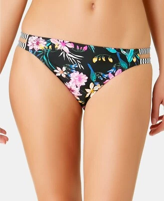 California Waves Juniors Medium Wildflower Tab-Side Hipster Swim Bottoms 892 - Image 1 of 4