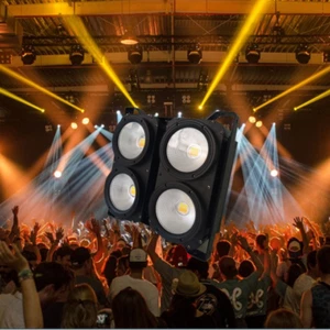 dmx 400W 4Eye LED COB Blinder CC/CW 2in1 led Audience Stage theatre par lighting - Picture 1 of 5