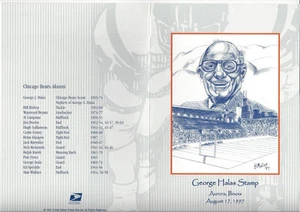 #3150 FD 2nd Day Program 32c George Halas Stamp - Picture 1 of 1