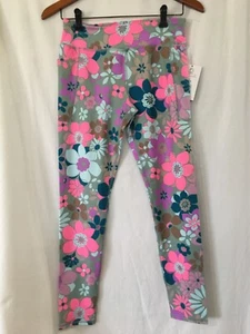 NWT Athletic Works Active Leggings Floral  Girls with Pockets XL Plus,XL, XXL - Picture 1 of 3