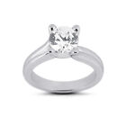 1.89ct F/SI2 Round Natural Certified Diamond Platinum Solitaire Engagement Ring
