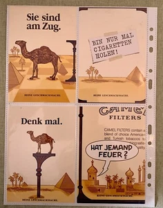 11 Camel Reklame-AK , Ende 70er/Anf. 80er J. - Bild 1 von 3