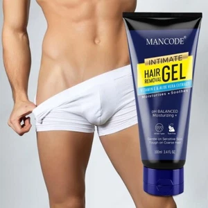 Men Intimate Hair Removal Gel For Men, Easy & Painless Depilator 100ml - Picture 1 of 9