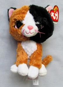 TAURI the Calico Cat - Ty 6" GLITTER EYES Beanie Boos NEW with MINT TAGS - Picture 1 of 1