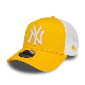 New Era Cap Kid's MLB NY Yankees Team Basic Yellow & White Snapback Trucker Hat - Picture 1 of 4
