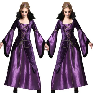 Halloween Cosplay Costume Medieval Art Purple Costume - Picture 1 of 3