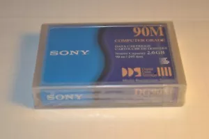Sony 90M Computer Grade Data Cartridge 2.0 GB DG90M New In Package Ships Free - Picture 1 of 5