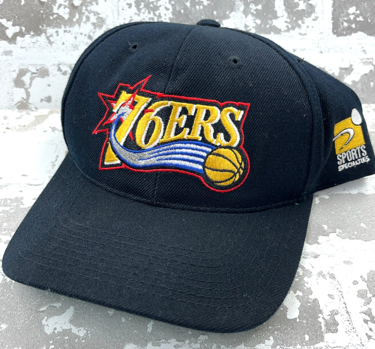 Philadelphia 76ers Iverson キャップ Philadelphia 76ers Champion Snapback Hat Y2K Vintage Sixers