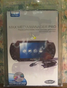 Playstation Portable Max Media Manager Pro PSP Datel Neu in beschädigter Verpackung 2006 - Bild 1 von 5