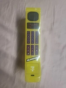 Neon Yellow Slurpee 7 Eleven 711 Cell Phone  Shaped Cup 80's Retro Pop Culture - Picture 1 of 6