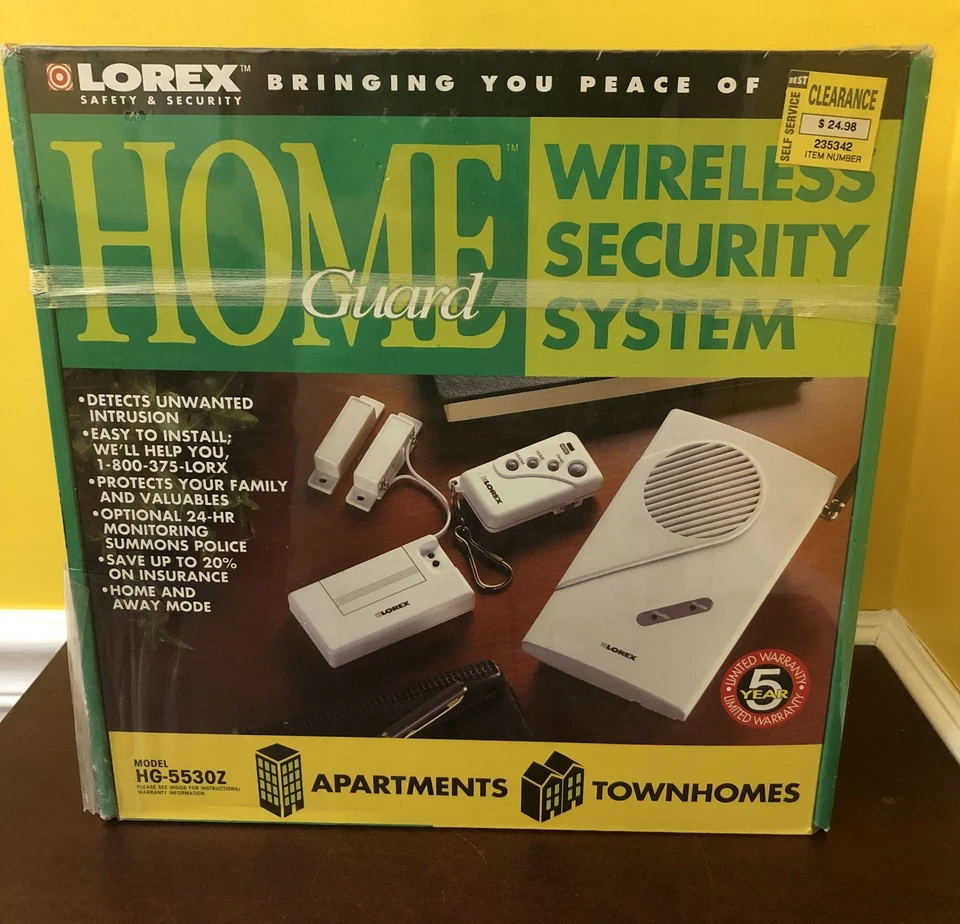 Sistema de segurança sem fio lacrado antigo Lorex HomeGuard Safety HG-5530Z - Imagem 1 de 4