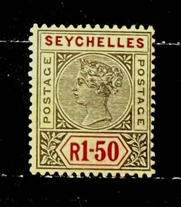 SEYCHELLES, BRITISH: 1900 CLASSIC ERA UNUSED STAMP SCOTT #20 CV $90 SOUND - Picture 1 of 1