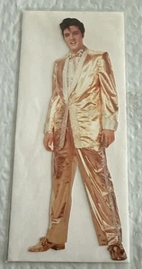 Elvis-themed stand up card Gold Suit - Picture 1 of 3