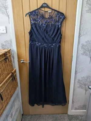 Berkertex Ladies Maxi/Long Dress Navy Blue Size 16 Cruise - Image 1 of 4