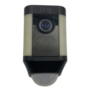 Ring 5AT3S8 Spotlight Cam Outdoor Camera Black #UMP6546 (AR) - Picture 1 of 11