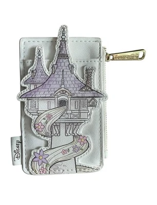 Cartera Disney Auténtica Torre Rapunzel Enredada con Cremallera LOUNGEFLY Multicolor Foto 1 de 2