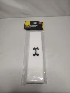 Under Armour Stirnband Sport Herren Weiß Neu - Bild 1 von 4