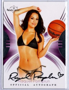 2015 Benchwarmer Bench Warmer Signature Series Silver Raquel Pomplun AUTO - Picture 1 of 1