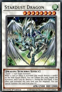 Tarjeta Yu-Gi-Oh - TOCH-EN050 - STARDUST DRAGON (rara) - casi nueva/como nueva - Imagen 1 de 1