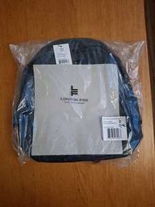 LONDON FOG Canvas Backpack 100th Anniversary Denim Dark Gray - NWT - Picture 1 of 3