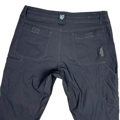 Kuhl Renegade Pants Mens 33x30 Gray Stretch Outdoor Hiking Style Nylon Trail - Image 1 of 4