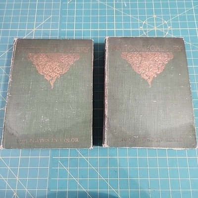 The National Gallery 100 Plates In Color Volumes 1&2 1909 Scarce Set Lot Antique - Image 1 of 4