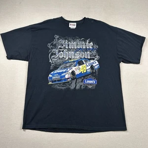 Chase Authentics Jimmie Johnson Shirt Mens 2xl NASCAR Double Sided Graphic Y2K - Picture 1 of 10