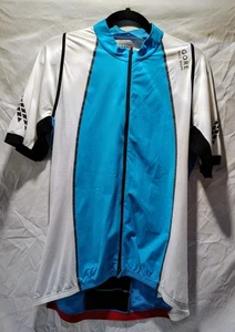 Gore Bike Wear Cycling Jacket XXL Soft Shell WindStopper Zip Turquoise/ White - Picture 1 of 13