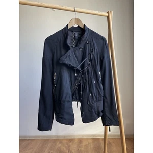 HIGH Use Womens Laces Biker Jacket Size IT 44/ US 29 - Picture 1 of 9