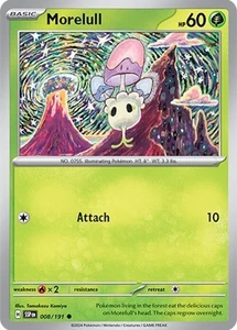 Morelull 008/191 | Surging Sparks | Common Non Holo | NM Pokémon Card - Picture 1 of 1