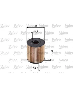 Valeo Oil Filter fits Peugeot 4007 2.2 GP HDi (586503) - image 1 of 4