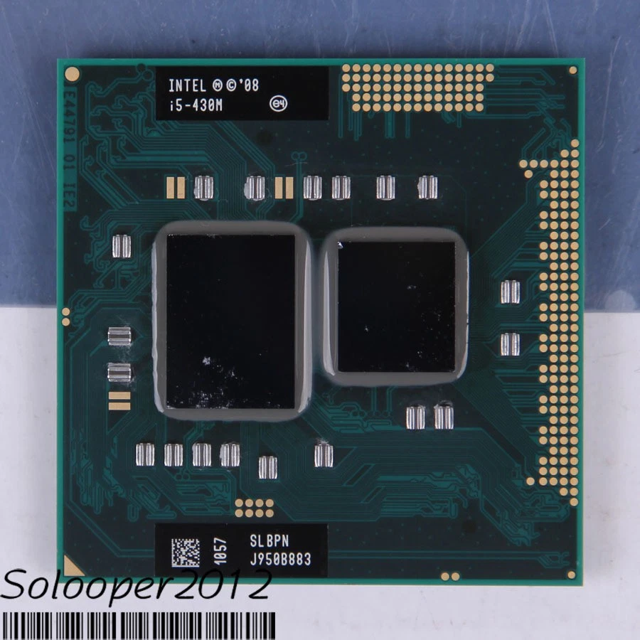 For Intel Core i5-430M (SLBPN) CPU Processor 2.26 GHz - Image 1 of 1