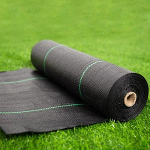 Garden Weed Barrier Landscape Fabric,Weed Block Fabric Heavy Duty 3.2OZ - Picture 1 of 7