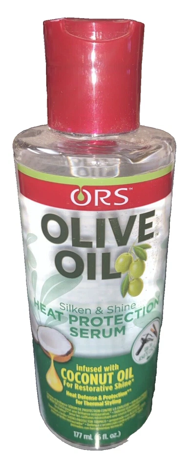 Olive Oil Heat Protection Hair Serum infused with Coconut Oil for Restorative... - Image 1 of 3
