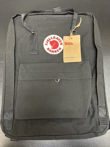 Mochila clásica para todos los días Fjallraven, Kanken - 23510 negra nueva - Imagen 1 de 5