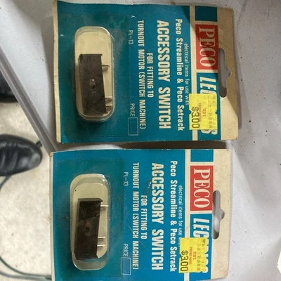Pecolectrics - Accessory Switch PL-13 - Fitting Turnout Motor Machine  HO Scale - Image 1 of 4