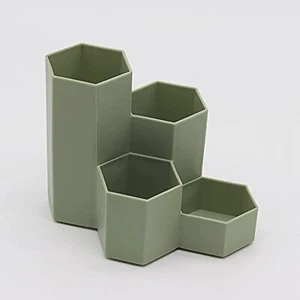 Pencil Holder Pen Cup Makeup Brush Holder, Desktop Organizer Storage Case Sta... - Picture 1 of 4