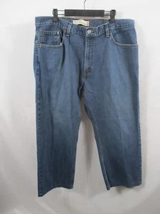 Levis 559 Mens Jeans 38x30 Blue Relaxed Straight Leg Medium Wash Cotton - Picture 1 of 10