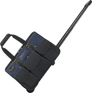 Rolling Tool Bag with Wheels 17-Inch, Heavy Duty Tool Bag on Wheels with 14-Pock - Picture 1 of 7