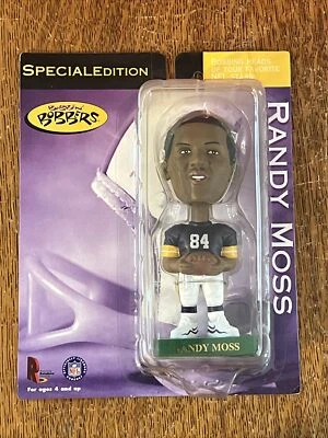 Bobblehead Randy Moss Minnesota Vikings 2000 edição especial Bobbin Bobbers - Imagem 1 de 2