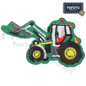Traktor Patch - Trecker Bauer Acker Land Wirtschaft Bügelbild Aufnäher Flicken - Bild 1 von 2