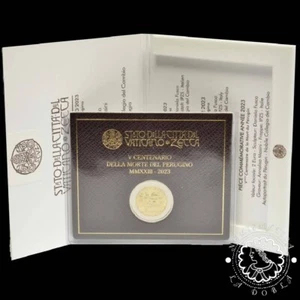 LADOBLA - 2023 - Cartera 2 EUROS BU - V Centenario muerte de PERUGINO - VATICANO - Picture 1 of 2