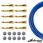 George L's .155 Solderless Pedalboard Cable Gold Gray & Blue Kit |10/10/10
